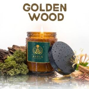 Świeca Sojowa – Golden Wood